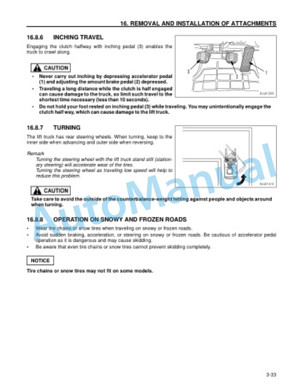 Komatsu CX50 Forklift Truck Operation and Maintenance Manual OM304 3 Komatsu CX50 Forklift Truck Operation and Maintenance Manual OM304 - Image 3