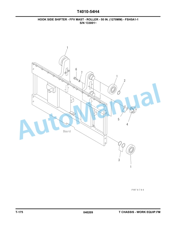 Komatsu CX50 Forklift Truck Parts Manual PM242 5 Komatsu CX50 Forklift Truck Parts Manual PM242 - Image 5