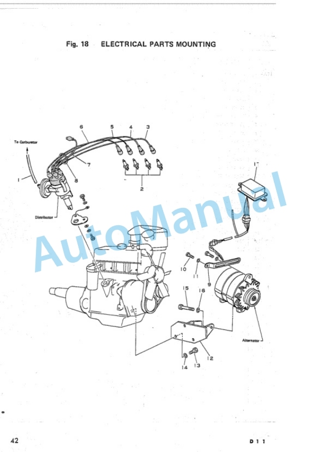 Komatsu D11PU.144 Gasoline Engine Parts Manual D11PU.144-PE1 5 Komatsu D11PU.144 Gasoline Engine Parts Manual D11PU.144-PE1-5