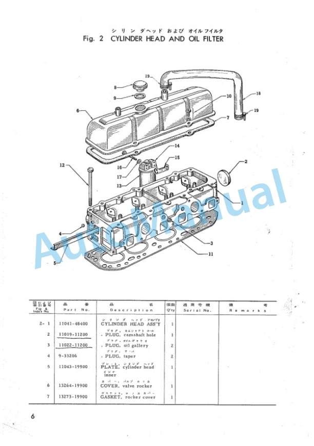 Komatsu D11PU.40 Gasoline Engine Parts Manual D11PU.40-PE1 2 Komatsu D11PU.40 Gasoline Engine Parts Manual D11PU.40-PE1-2