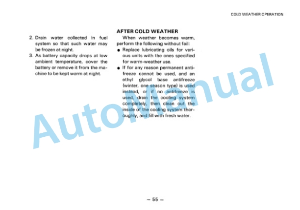 Komatsu D135A-1 Bull Dozer Operation and Maintenance Manual SEAM015A0102 3 Komatsu D135A-1 Bull Dozer Operation and Maintenance Manual SEAM015A0102 - Image 3