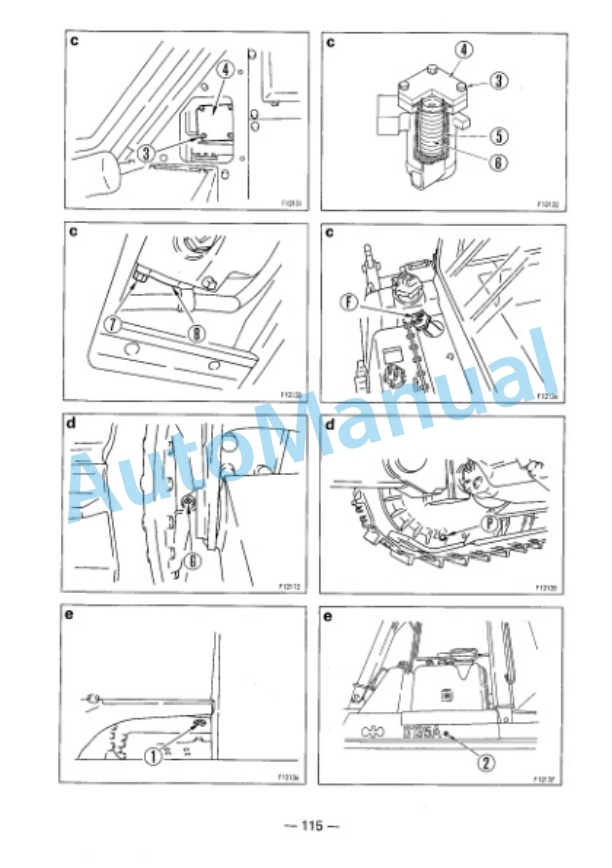 Komatsu D135A-2 Bull Dozer Operation and Maintenance Manual SEAM015A0201 4 Komatsu D135A-2 Bull Dozer Operation and Maintenance Manual SEAM015A0201 - Image 4