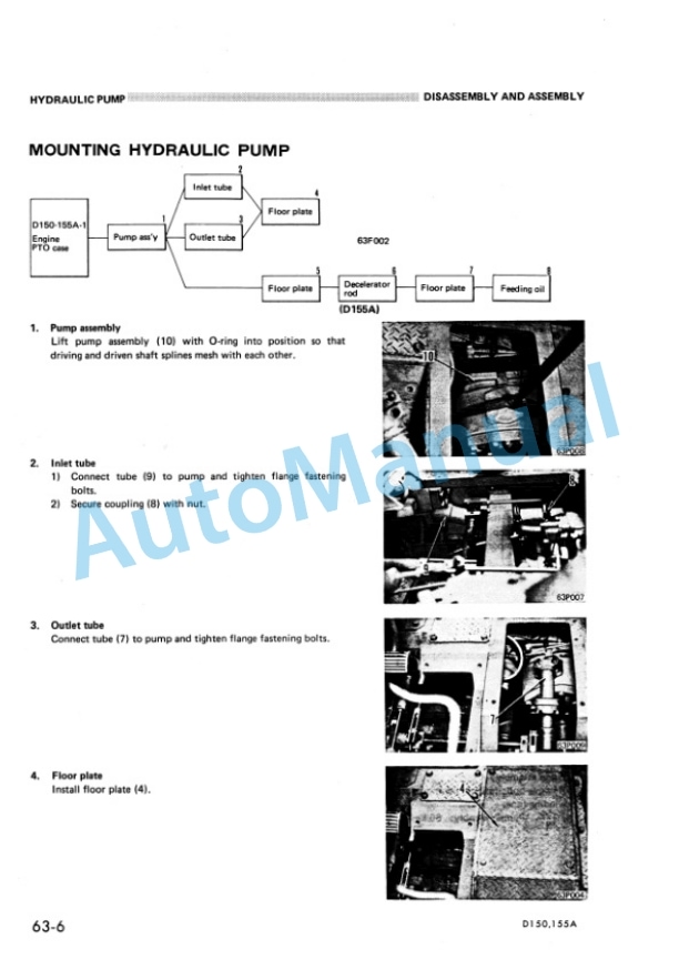 Komatsu D150A-1, D155A-1 Shop Manual SEBM0170A07R 5 Komatsu D150A-1, D155A-1 Shop Manual SEBM0170A07R - Image 5