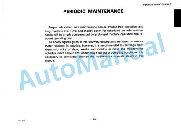 Komatsu D155A-2 Bull Dozer Operation and Maintenance Manual SEAM01750203 3 Komatsu D155A-2 Bull Dozer Operation and Maintenance Manual SEAM01750203 - Image 3