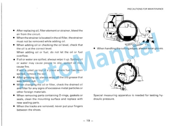 Komatsu D155A-2 Bull Dozer Operation and Maintenance Manual SEAM01750204 5 Komatsu D155A-2 Bull Dozer Operation and Maintenance Manual SEAM01750204 - Image 5