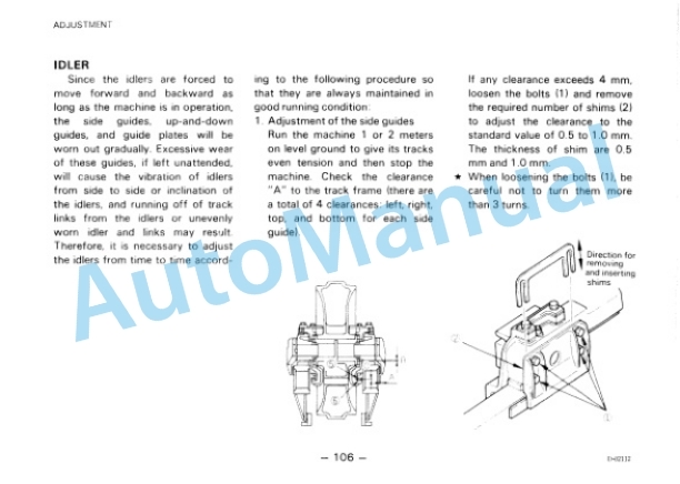 Komatsu D155A-2 Bull Dozer Operation and Maintenance Manual SEAM01750205 4 Komatsu D155A-2 Bull Dozer Operation and Maintenance Manual SEAM01750205 - Image 4