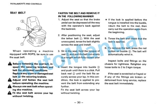 Komatsu D155A-2 Bull Dozer Operation and Maintenance Manual SEAM01750206 2 Komatsu D155A-2 Bull Dozer Operation and Maintenance Manual SEAM01750206 - Image 2