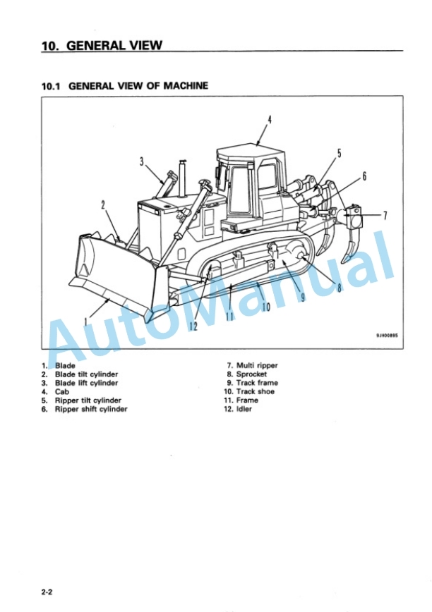 Komatsu D155A-2 Bull Dozer Operation and Maintenance Manual SEAM023000P 2 Komatsu D155A-2 Bull Dozer Operation and Maintenance Manual SEAM023000P - Image 2