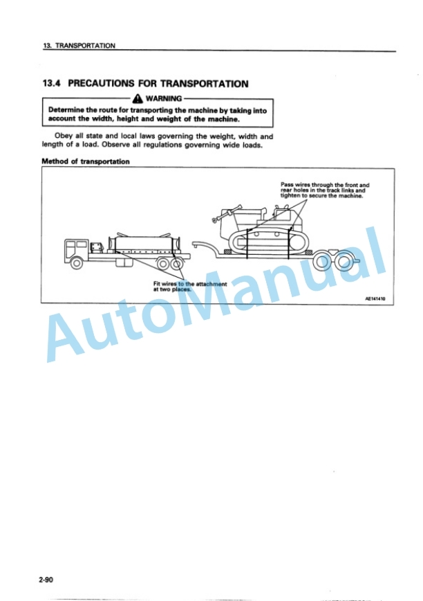 Komatsu D155A-2 Bull Dozer Operation and Maintenance Manual SEAM023000P 4 Komatsu D155A-2 Bull Dozer Operation and Maintenance Manual SEAM023000P - Image 4