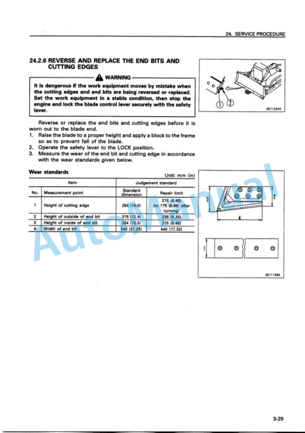 Komatsu D155A-2 Bull Dozer Operation and Maintenance Manual SEAM023000P 5 Komatsu D155A-2 Bull Dozer Operation and Maintenance Manual SEAM023000P - Image 5