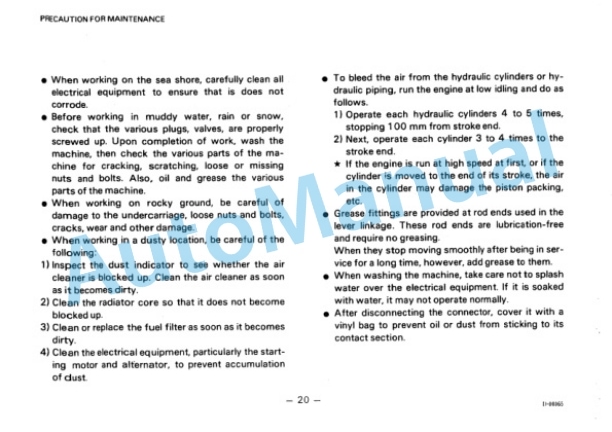 Komatsu D155A-2 Bull Dozer Operation and Maintenance Manual SEAM032700P 5 Komatsu D155A-2 Bull Dozer Operation and Maintenance Manual SEAM032700P - Image 5