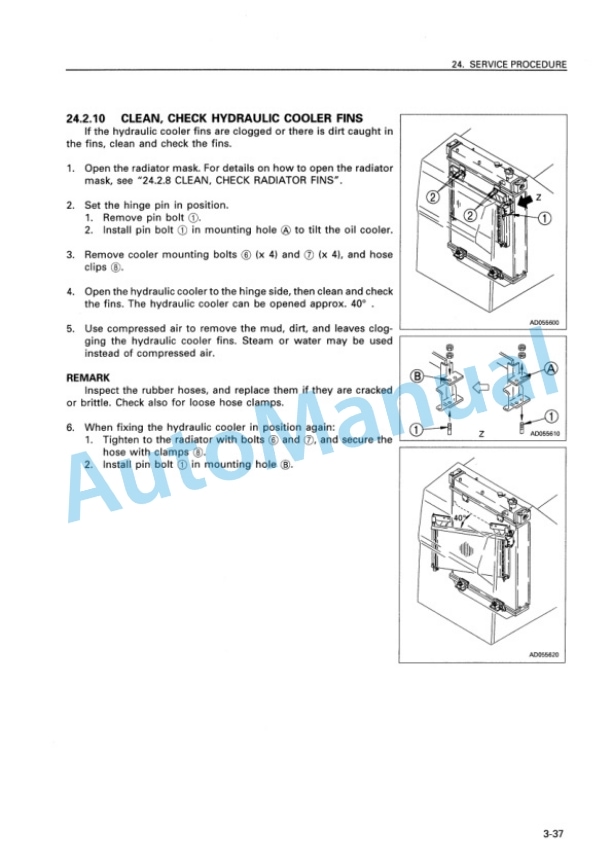 Komatsu D155A-3 Bull Dozer Operation and Maintenance Manual SEAM005102 5 Komatsu D155A-3 Bull Dozer Operation and Maintenance Manual SEAM005102 - Image 5