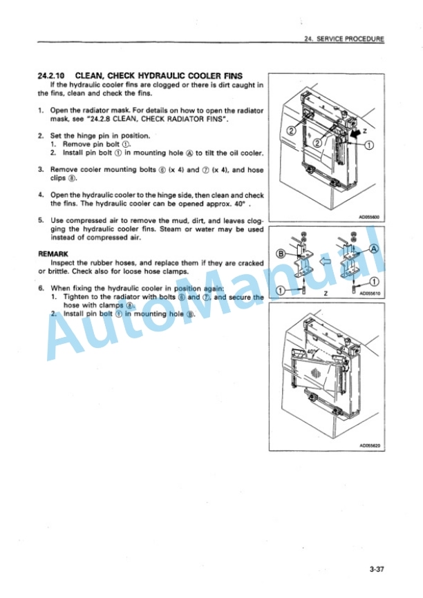 Komatsu D155A-3 Bull Dozer Operation and Maintenance Manual SEAM011000 5 Komatsu D155A-3 Bull Dozer Operation and Maintenance Manual SEAM011000 - Image 5