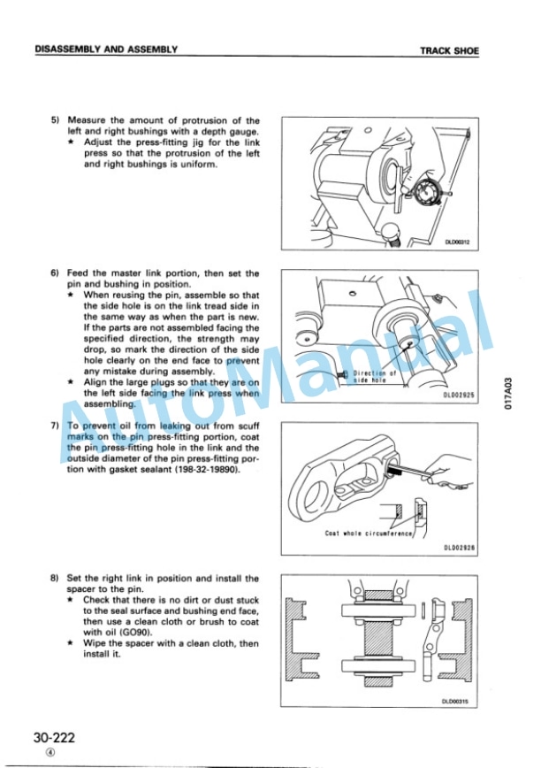 Komatsu D155A-3 Bull Dozer Shop Manual SEBM005305 5 Komatsu D155A-3 Bull Dozer Shop Manual SEBM005305 - Image 5