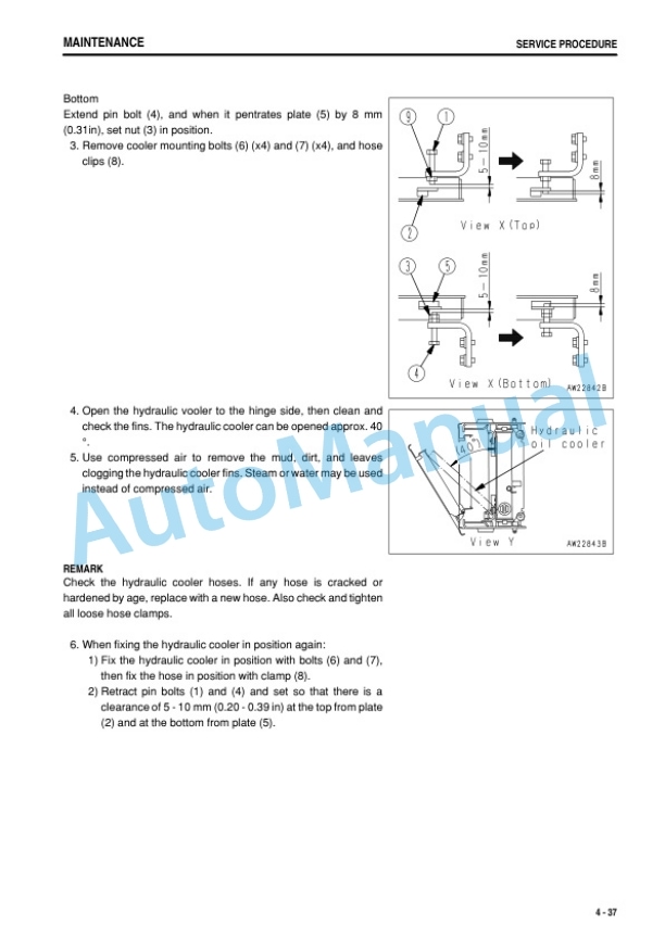 Komatsu D155A-5 Bull Dozer Operation and Maintenance Manual PEN00167-03 5 Komatsu D155A-5 Bull Dozer Operation and Maintenance Manual PEN00167-03 - Image 5