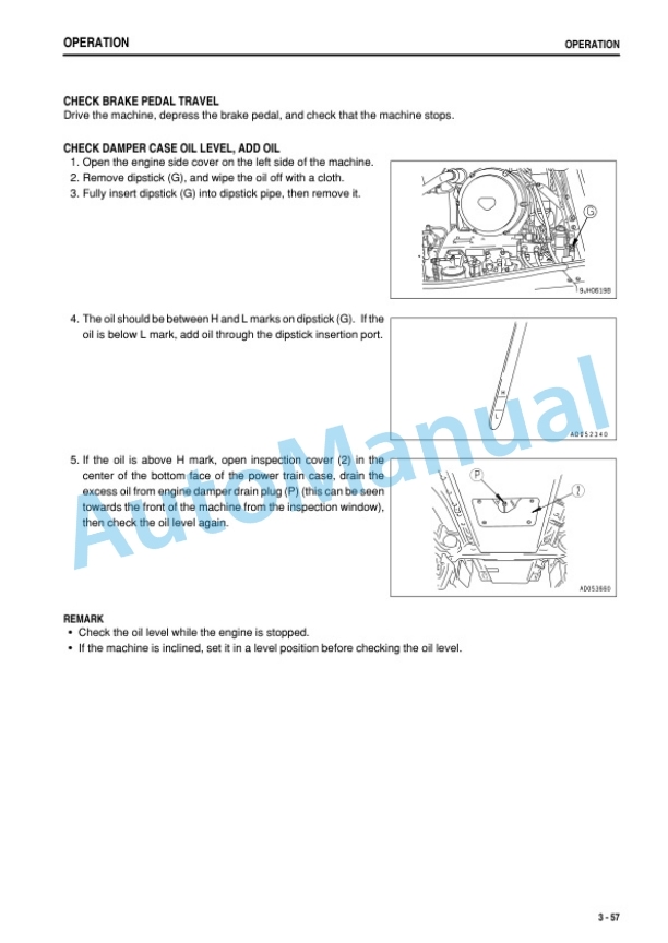 Komatsu D155A-5 Bull Dozer Operation and Maintenance Manual PEN00795-00 3 Komatsu D155A-5 Bull Dozer Operation and Maintenance Manual PEN00795-00 - Image 3