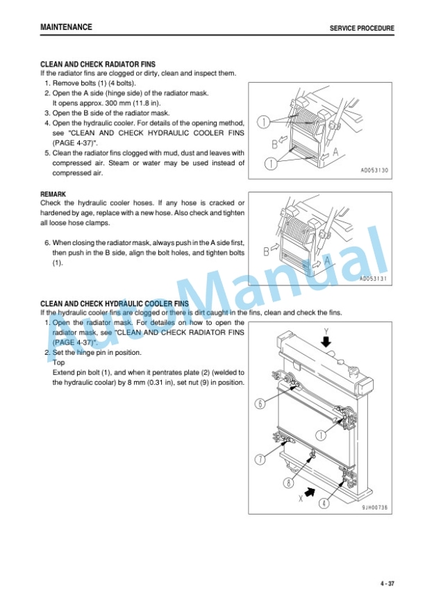 Komatsu D155A-5 Bull Dozer Operation and Maintenance Manual PEN00795-00 5 Komatsu D155A-5 Bull Dozer Operation and Maintenance Manual PEN00795-00 - Image 5