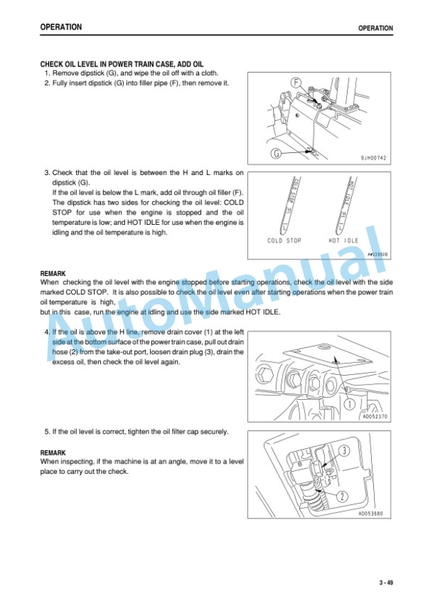 Komatsu D155A-5 Bull Dozer Operation and Maintenance Manual TEN00170-00 3 Komatsu D155A-5 Bull Dozer Operation and Maintenance Manual TEN00170-00 - Image 3
