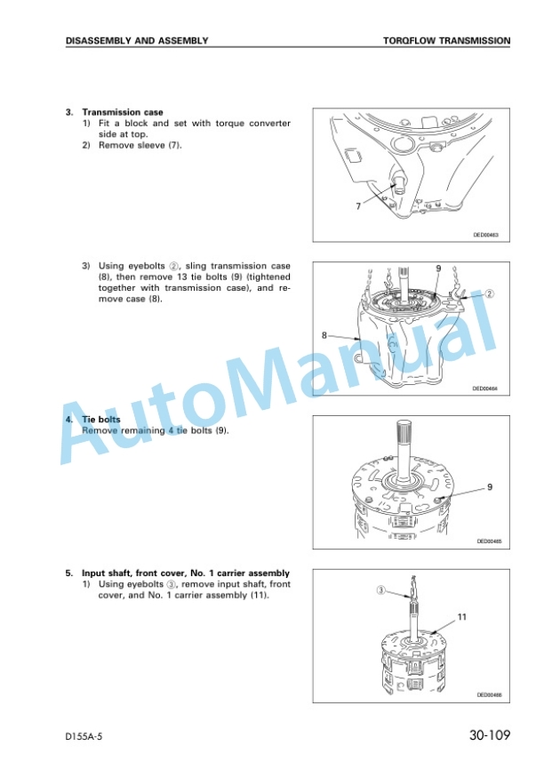 Komatsu D155A-5 Bull Dozer Shop Manual SEBM023302 4 Komatsu D155A-5 Bull Dozer Shop Manual SEBM023302 - Image 4