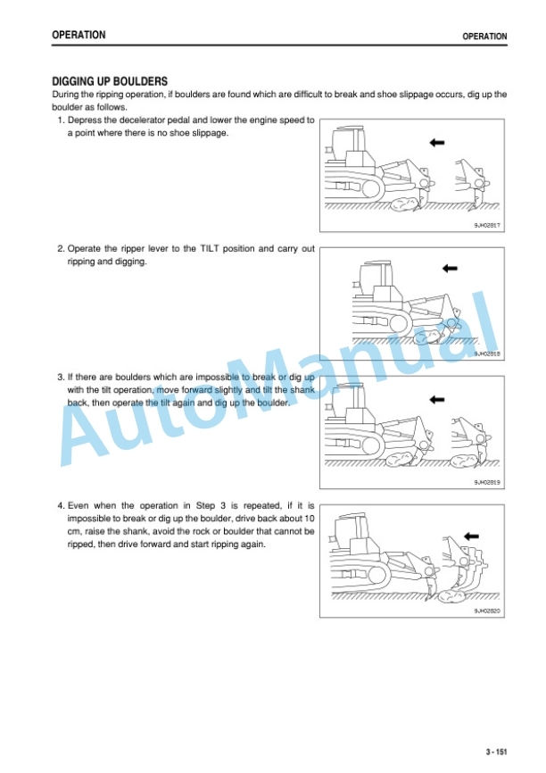 Komatsu D155A-6 Bull Dozer Operation and Maintenance Manual PEN00219-05 4 Komatsu D155A-6 Bull Dozer Operation and Maintenance Manual PEN00219-05 - Image 4