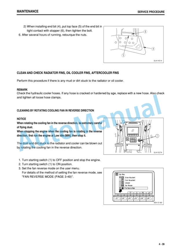 Komatsu D155A-6 Bull Dozer Operation and Maintenance Manual PEN01482-06 5 Komatsu D155A-6 Bull Dozer Operation and Maintenance Manual PEN01482-06-5