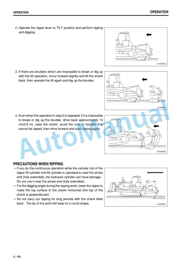 Komatsu D155A-6 Bull Dozer Operation and Maintenance Manual PEN01483-06 4 Komatsu D155A-6 Bull Dozer Operation and Maintenance Manual PEN01483-06-4