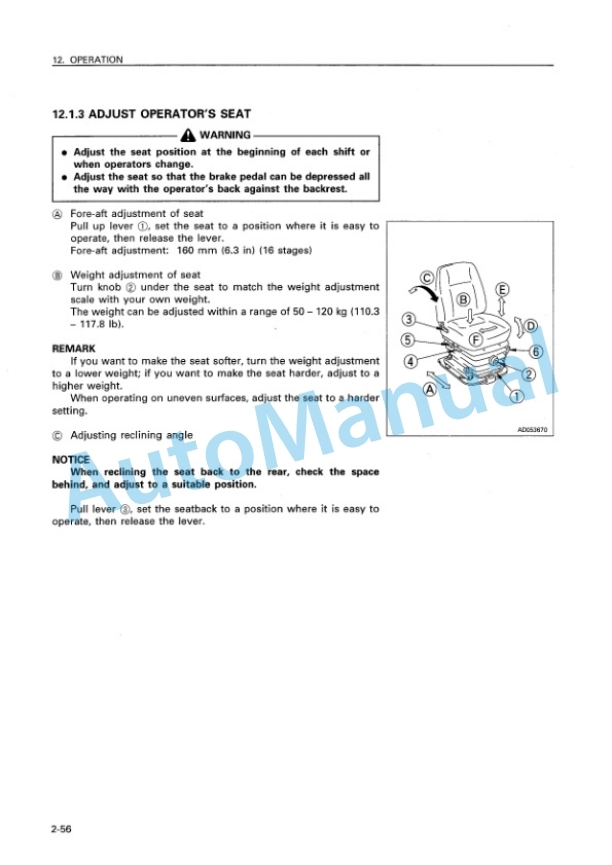 Komatsu D155AX-3 Bull Dozer Operation and Maintenance Manual SEAM011100 3 Komatsu D155AX-3 Bull Dozer Operation and Maintenance Manual SEAM011100 - Image 3