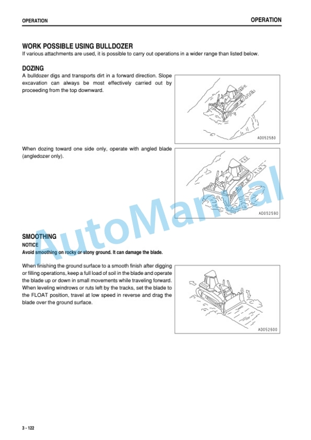 Komatsu D155AX-5 Bull Dozer Operation and Maintenance Manual PEN00032-00 4 Komatsu D155AX-5 Bull Dozer Operation and Maintenance Manual PEN00032-00 - Image 4