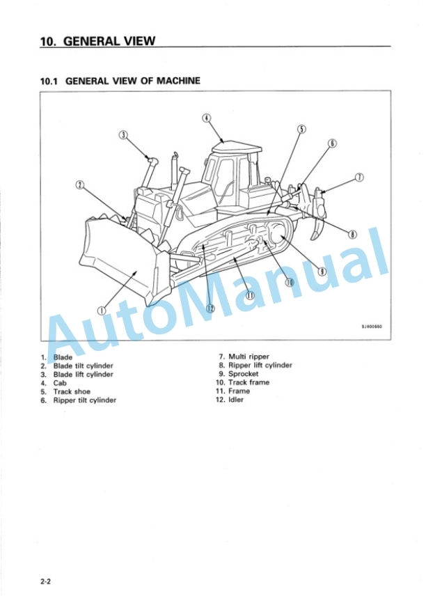 Komatsu D155AX-5 Bull Dozer Operation and Maintenance Manual SEAM021202T 2 Komatsu D155AX-5 Bull Dozer Operation and Maintenance Manual SEAM021202T - Image 2