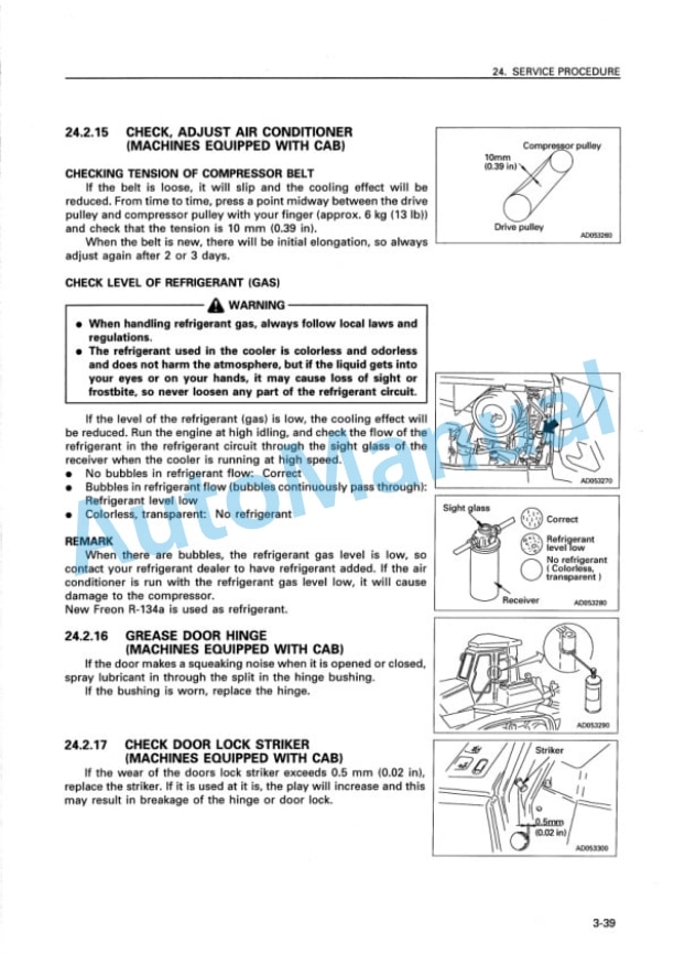 Komatsu D155AX-5 Bull Dozer Operation and Maintenance Manual SEAM021202T 5 Komatsu D155AX-5 Bull Dozer Operation and Maintenance Manual SEAM021202T - Image 5