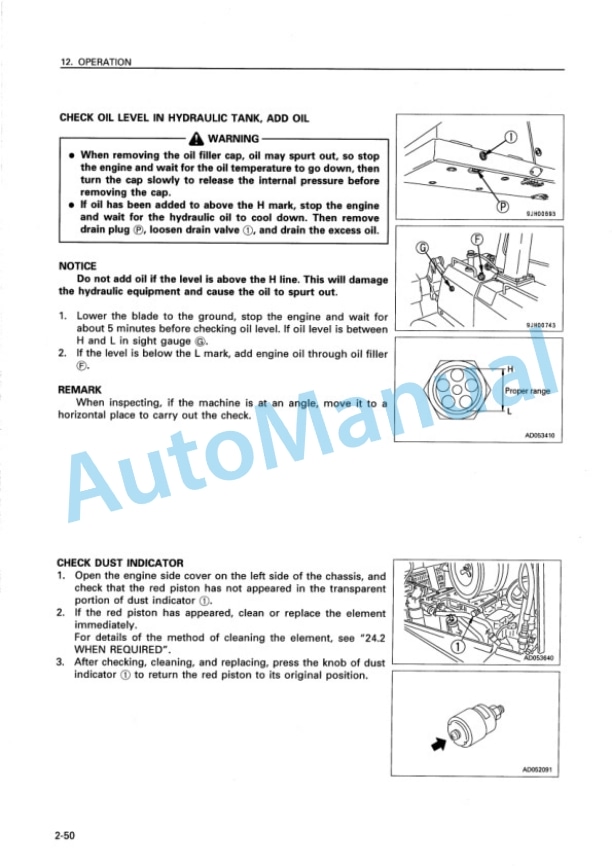 Komatsu D155AX-5 Bull Dozer Operation and Maintenance Manual SEAM022500 3 Komatsu D155AX-5 Bull Dozer Operation and Maintenance Manual SEAM022500 - Image 3