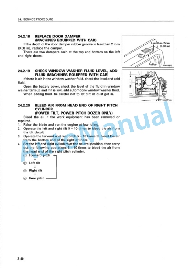 Komatsu D155AX-5 Bull Dozer Operation and Maintenance Manual SEAM022500 5 Komatsu D155AX-5 Bull Dozer Operation and Maintenance Manual SEAM022500 - Image 5
