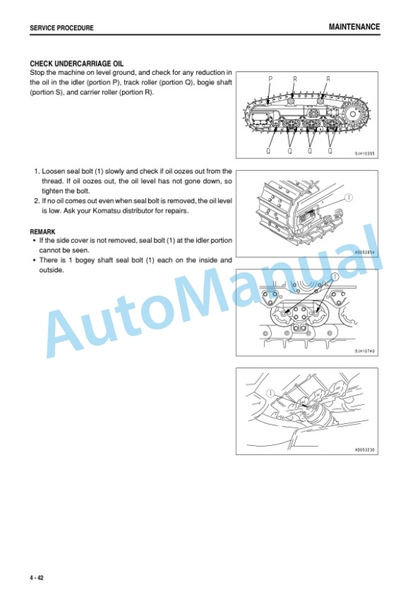 Komatsu D155AX-5 Bull Dozer Operation and Maintenance Manual TEN00482-06 5 Komatsu D155AX-5 Bull Dozer Operation and Maintenance Manual TEN00482-06 - Image 5