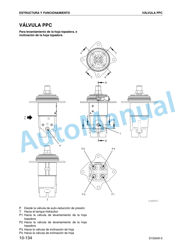 Komatsu D155AX-5 Bull Dozer Shop Manual GSBM034804 2 Komatsu D155AX-5 Bull Dozer Shop Manual GSBM034804 - Image 2