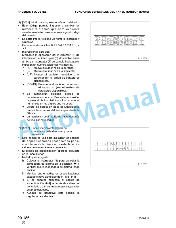 Komatsu D155AX-5 Bull Dozer Shop Manual GSBM034804 3 Komatsu D155AX-5 Bull Dozer Shop Manual GSBM034804 - Image 3