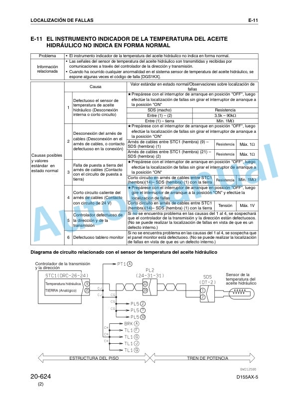 Komatsu D155AX-5 Bull Dozer Shop Manual GSBM034804 5 Komatsu D155AX-5 Bull Dozer Shop Manual GSBM034804 - Image 5