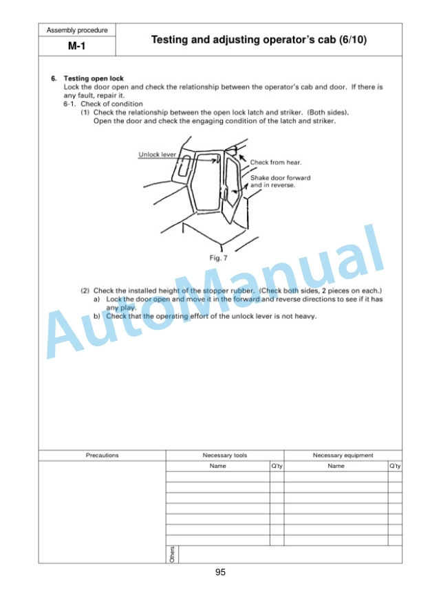 Komatsu D155AX-6 Bull Dozer Field Assembly Instruction GEN00049-07 5 Komatsu D155AX-6 Bull Dozer Field Assembly Instruction GEN00049-07 - Image 5
