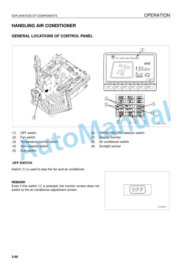 Komatsu D155AX-6 Bull Dozer Operation and Maintenance Manual EEAM025000 3 Komatsu D155AX-6 Bull Dozer Operation and Maintenance Manual EEAM025000 - Image 3