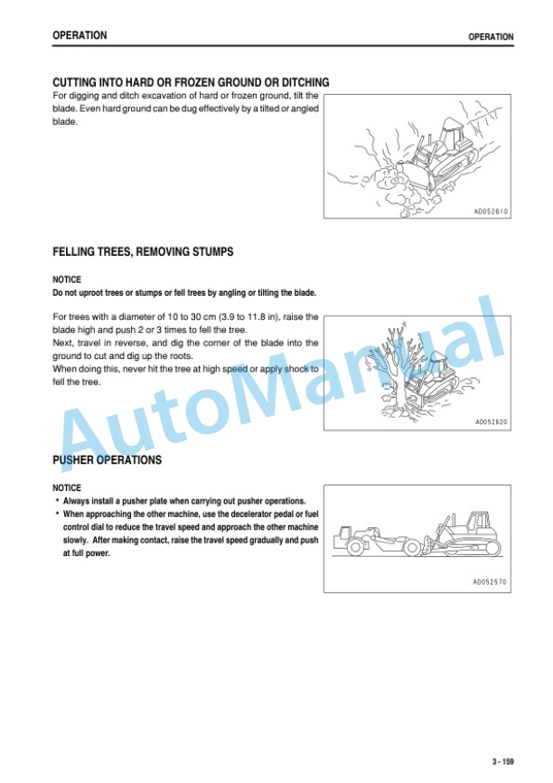 Komatsu D155AX-6 Bull Dozer Operation and Maintenance Manual PEN00318-01 4 Komatsu D155AX-6 Bull Dozer Operation and Maintenance Manual PEN00318-01 - Image 4