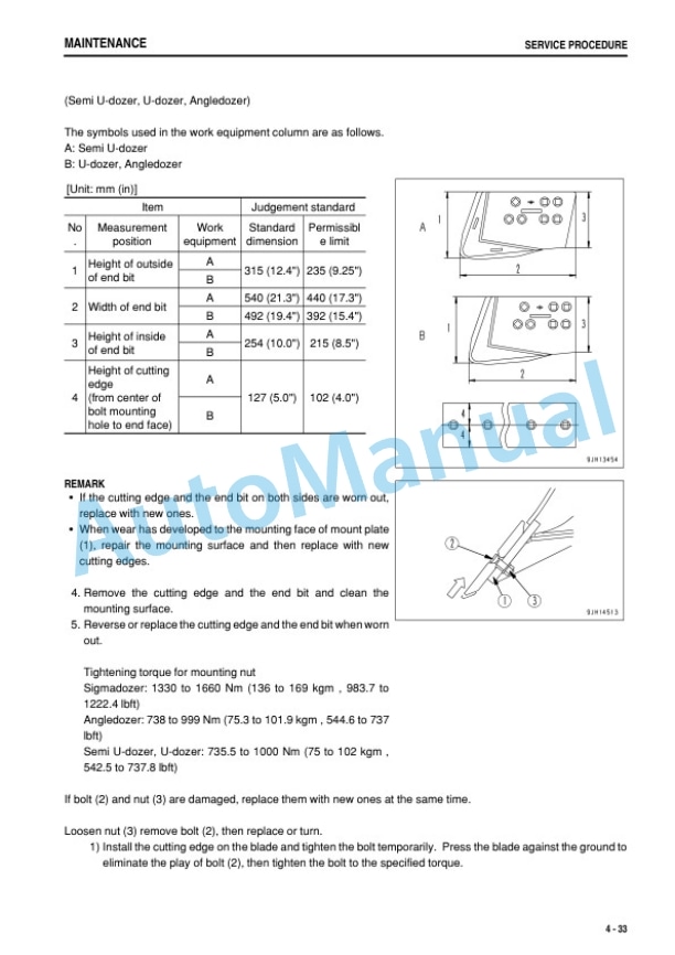 Komatsu D155AX-6 Bull Dozer Operation and Maintenance Manual PEN00370-01 5 Komatsu D155AX-6 Bull Dozer Operation and Maintenance Manual PEN00370-01 - Image 5