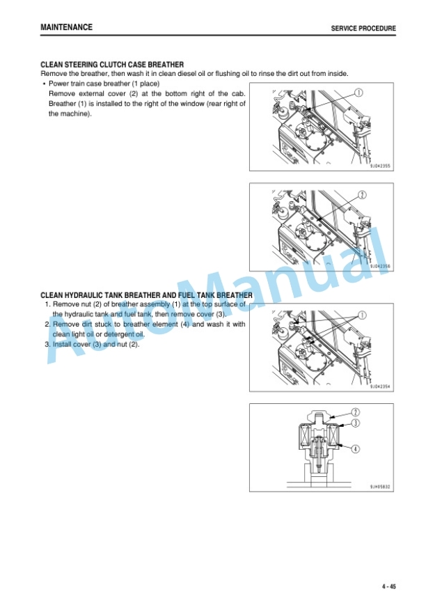 Komatsu D155AX-6 Bull Dozer Operation and Maintenance Manual PEN00679-10 5 Komatsu D155AX-6 Bull Dozer Operation and Maintenance Manual PEN00679-10-5
