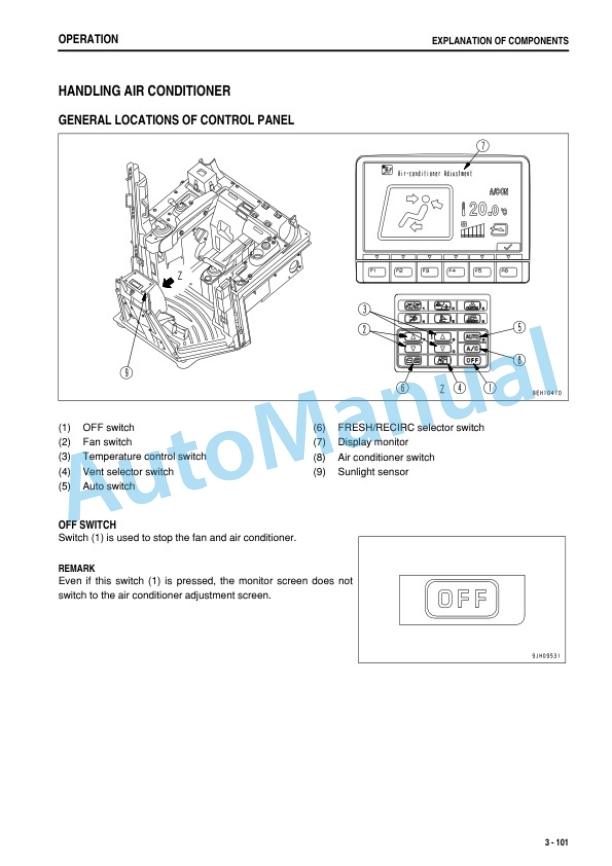 Komatsu D155AX-6 Bull Dozer Operation and Maintenance Manual PEN01309-05 3 Komatsu D155AX-6 Bull Dozer Operation and Maintenance Manual PEN01309-05-3