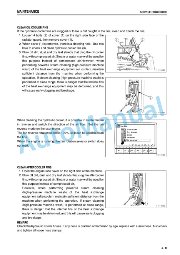 Komatsu D155AX-6 Bull Dozer Operation and Maintenance Manual PEN01487-07 5 Komatsu D155AX-6 Bull Dozer Operation and Maintenance Manual PEN01487-07-5