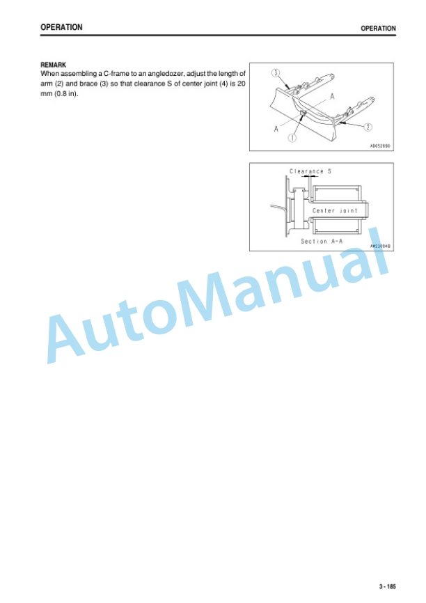 Komatsu D155AX-6 Bull Dozer Operation and Maintenance Manual PEN01764-02 4 Komatsu D155AX-6 Bull Dozer Operation and Maintenance Manual PEN01764-02-4