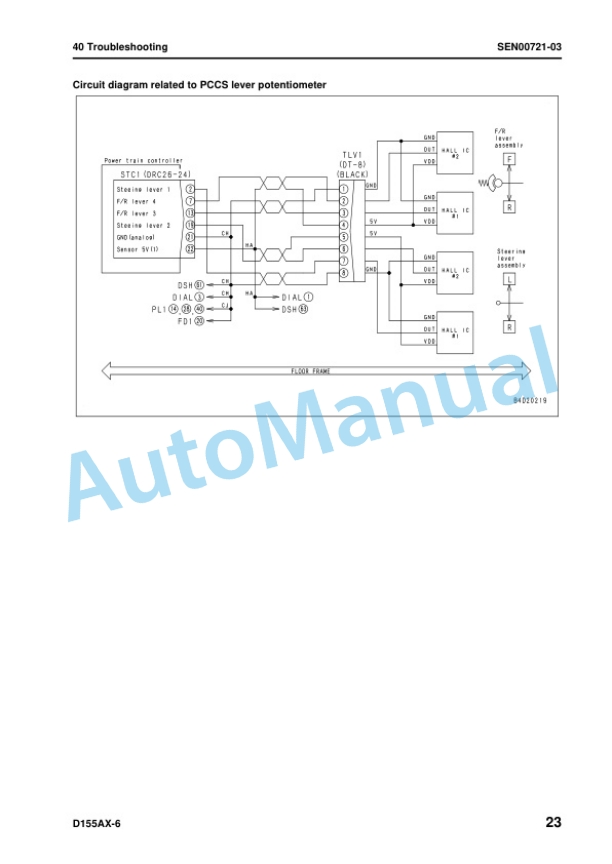 Komatsu D155AX-6 Bull Dozer Shop Manual SEN00596-17 4 Komatsu D155AX-6 Bull Dozer Shop Manual SEN00596-17 - Image 4