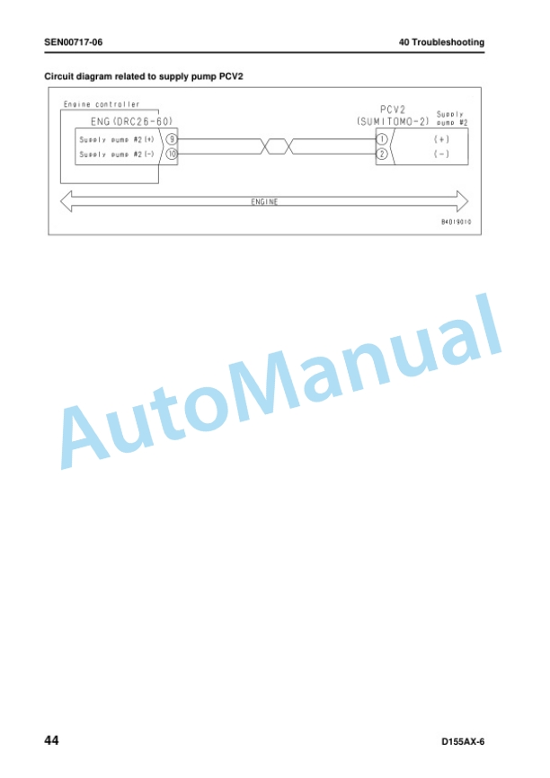 Komatsu D155AX-6 Bull Dozer Shop Manual SEN00596-29 3 Komatsu D155AX-6 Bull Dozer Shop Manual SEN00596-29 - Image 3