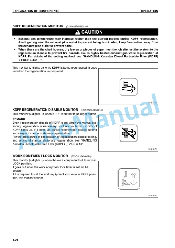 Komatsu D155AX-7 Bull Dozer Operation and Maintenance Manual PEN00561-03 2 Komatsu D155AX-7 Bull Dozer Operation and Maintenance Manual PEN00561-03 - Image 2