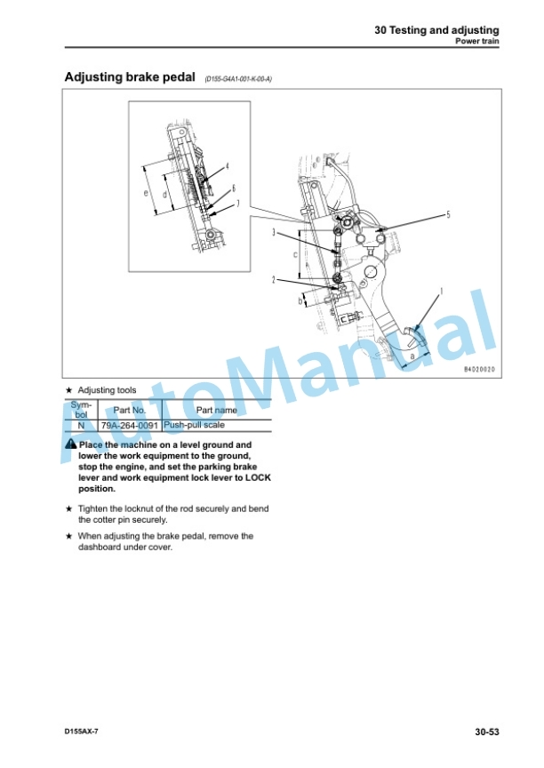 Komatsu D155AX-7 Bull Dozer Shop Manual SEN05653-06 2 Komatsu D155AX-7 Bull Dozer Shop Manual SEN05653-06 - Image 2