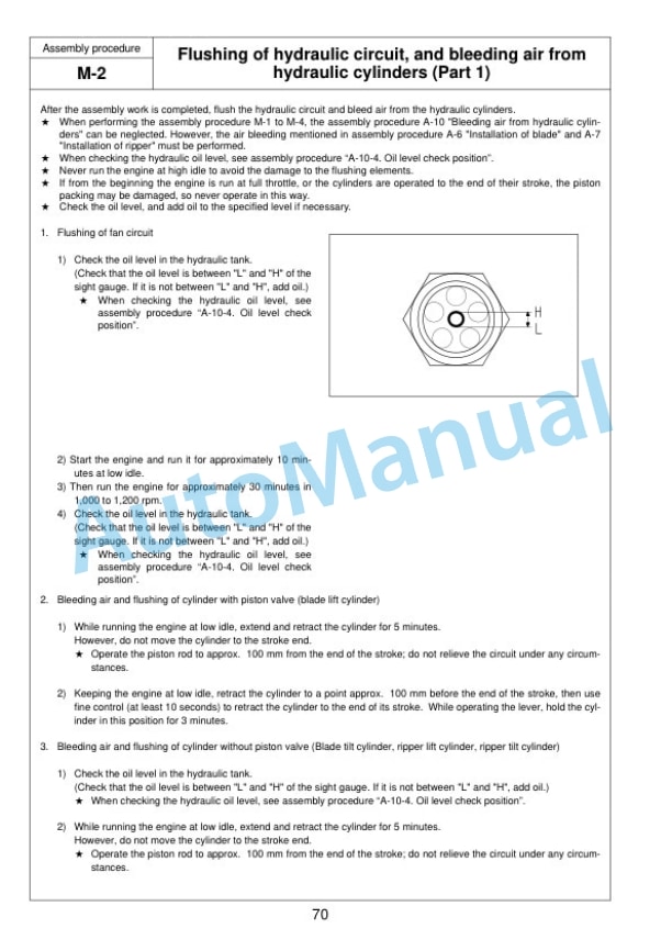 Komatsu D155AX-8 Bull Dozer Field Assembly Instruction GEN00128-04 5 Komatsu D155AX-8 Bull Dozer Field Assembly Instruction GEN00128-04 - Image 5