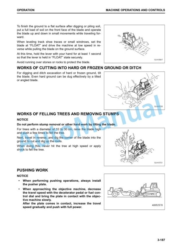 Komatsu D155AX-8 Bull Dozer Operation and Maintenance Manual EENAM03340 4 Komatsu D155AX-8 Bull Dozer Operation and Maintenance Manual EENAM03340 - Image 4